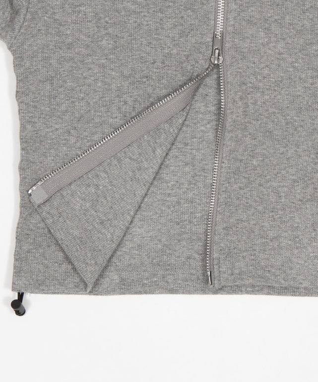 リブジップパーカー