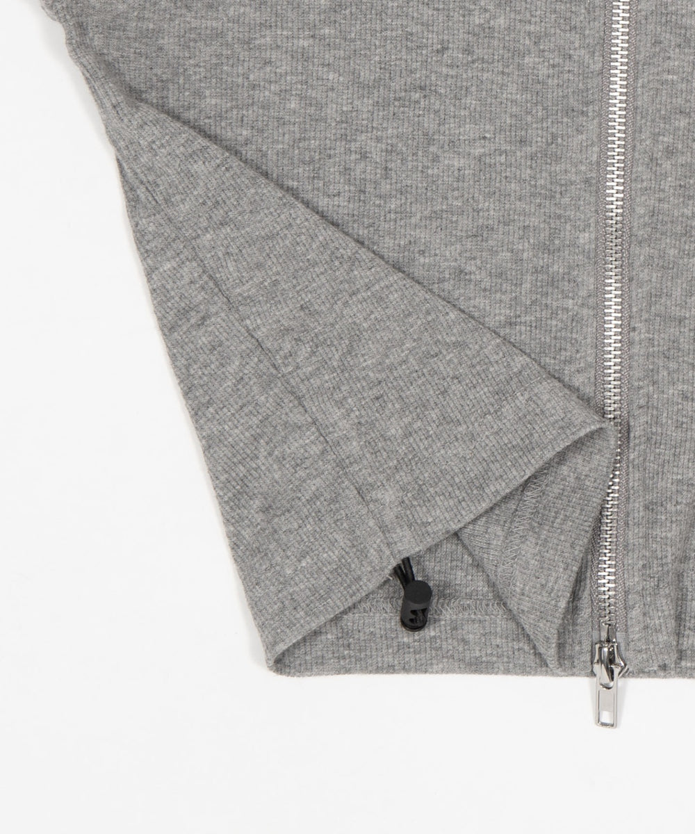 リブジップパーカー