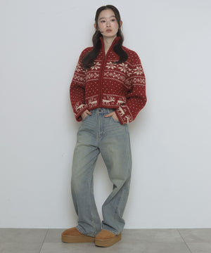 レッド　モデル：163cm F着用