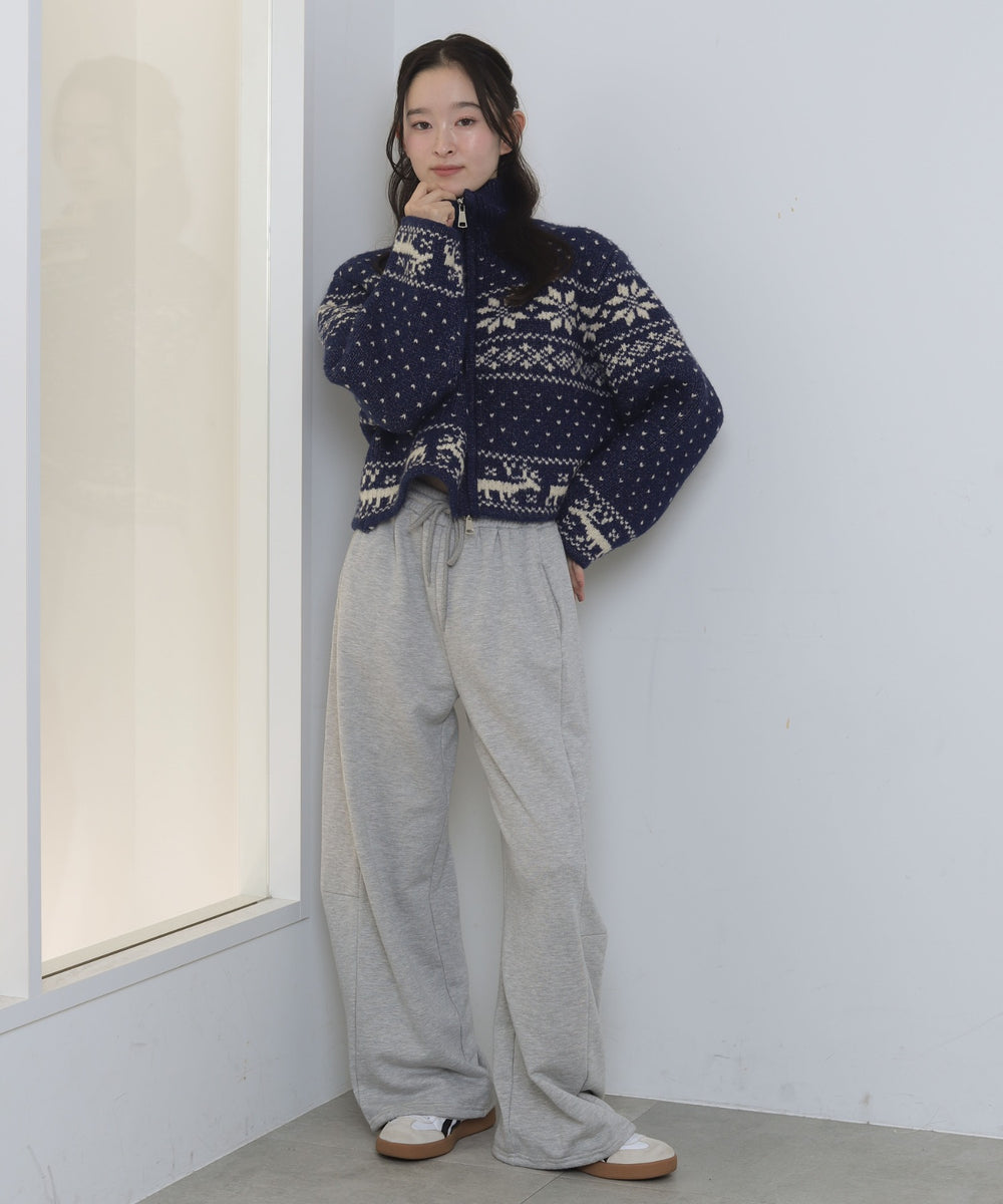 ブルー　モデル：163cm F着用