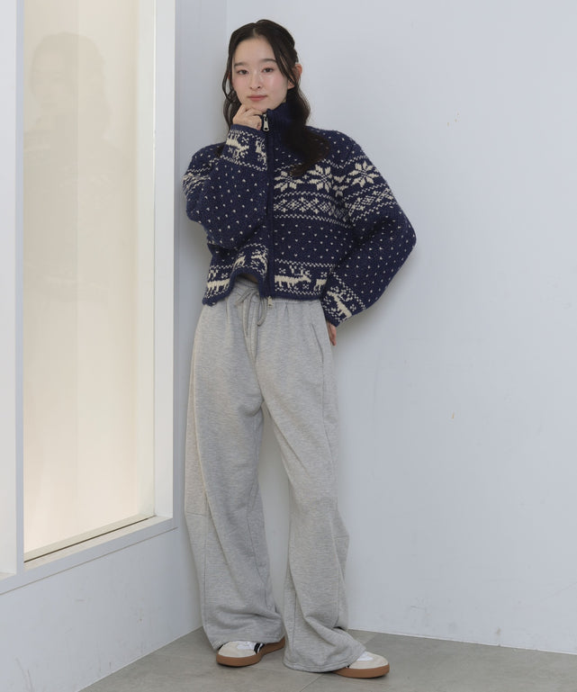 ブルー　モデル：163cm F着用