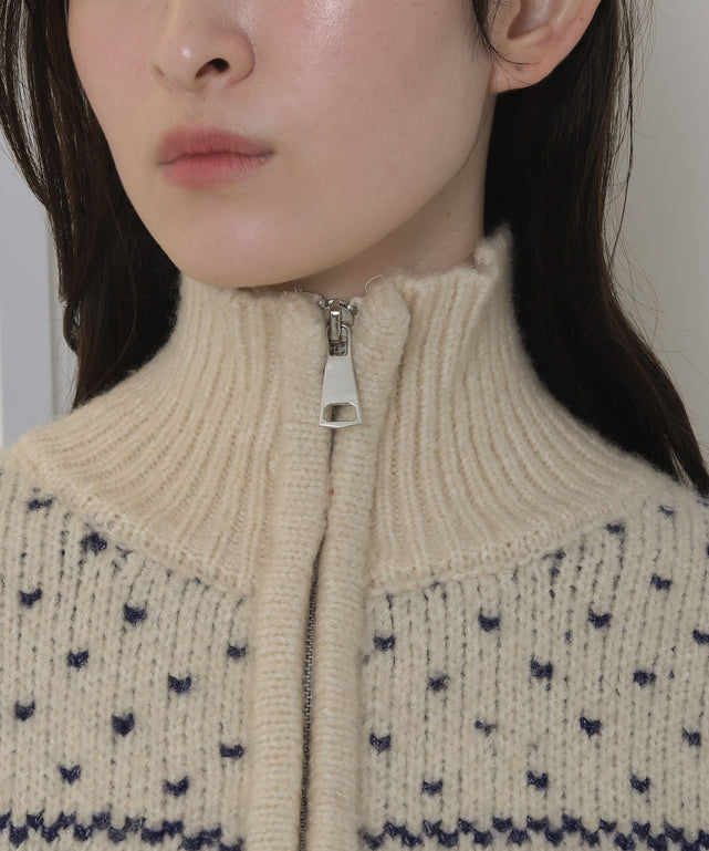 ノルディックZIPニット