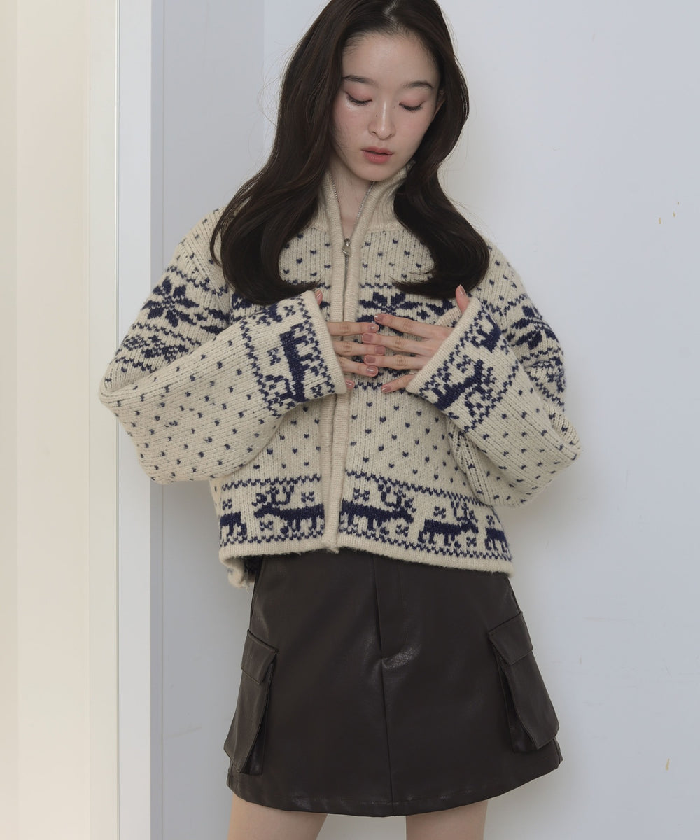 ホワイトアイボリー　モデル：163cm F着用