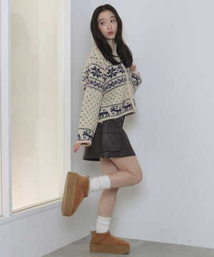 ホワイトアイボリー　モデル：163cm F着用