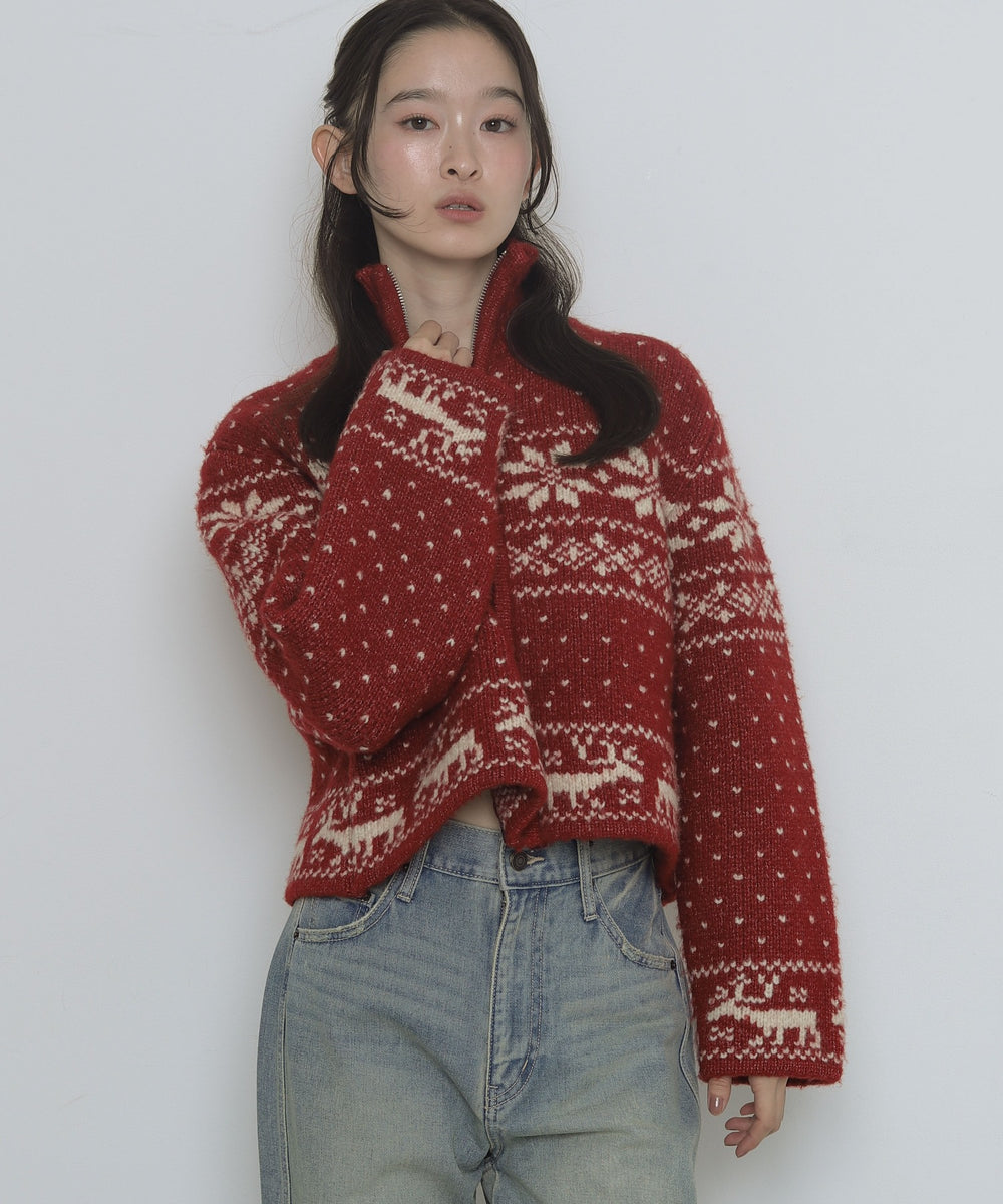 レッド　モデル：163cm F着用