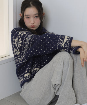 ブルー　モデル：163cm F着用