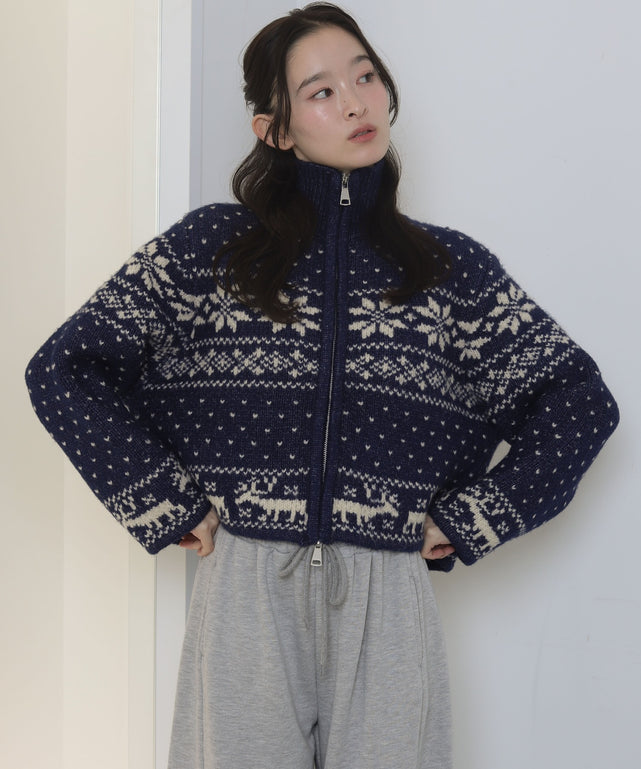 ブルー　モデル：163cm F着用