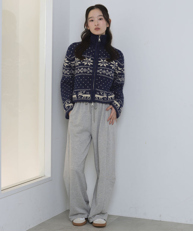 ブルー　モデル：163cm F着用