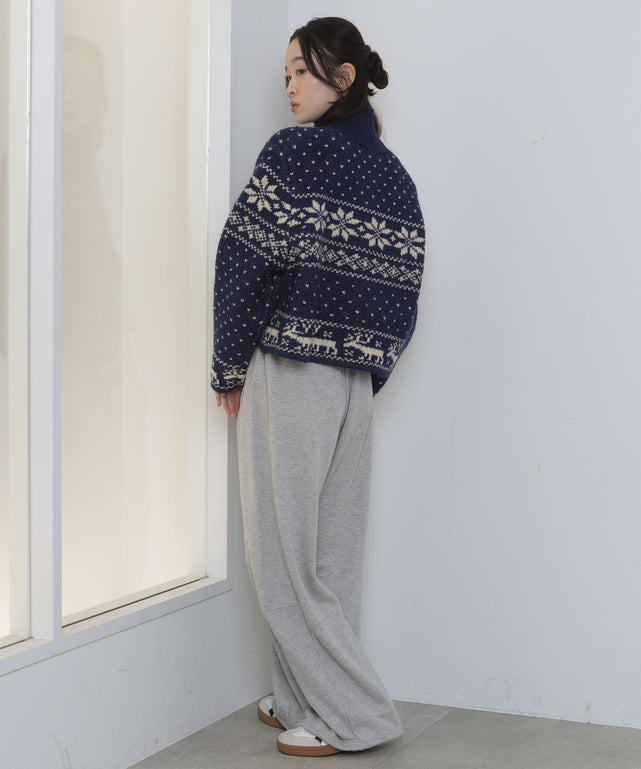 ブルー　モデル：163cm F着用