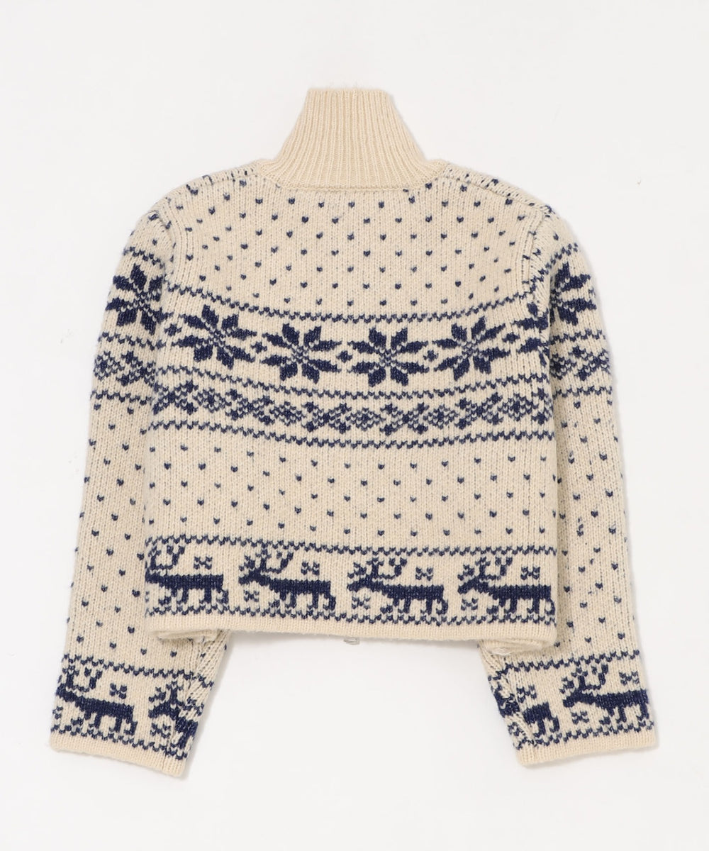 ノルディックZIPニット