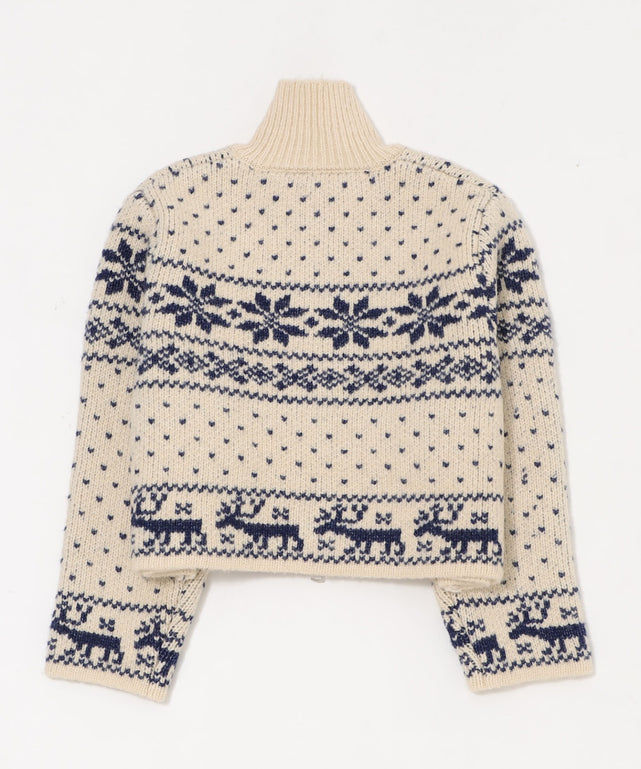 ノルディックZIPニット