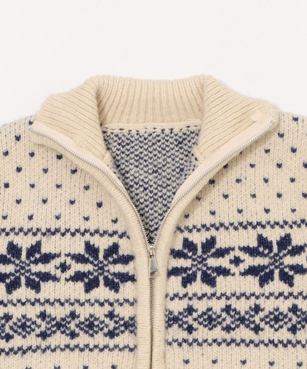 ノルディックZIPニット