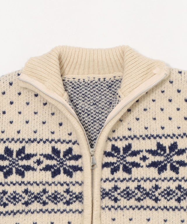 ノルディックZIPニット