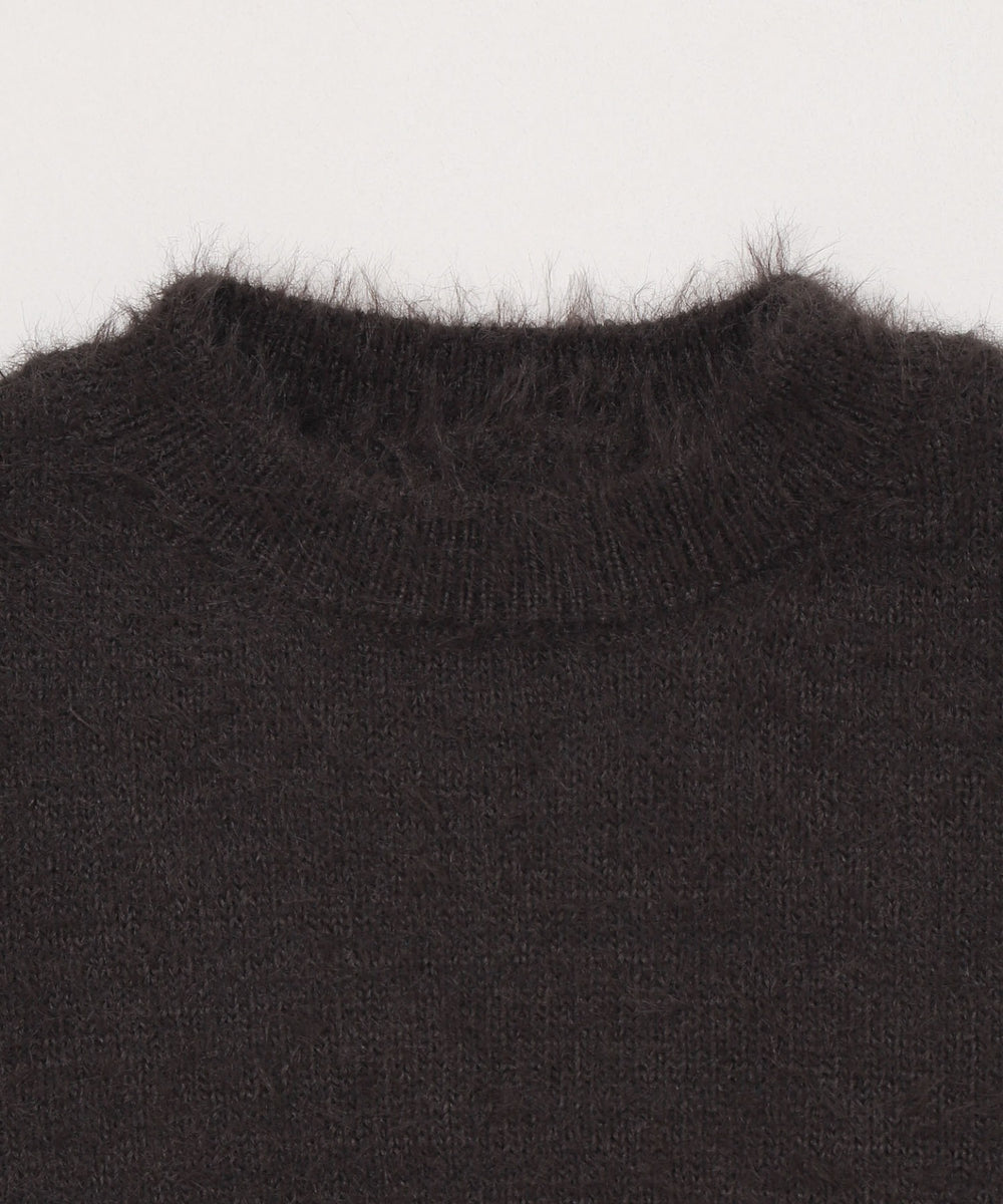 シャギーニットプルオーバー