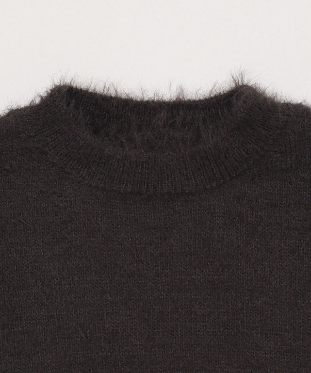 シャギーニットプルオーバー