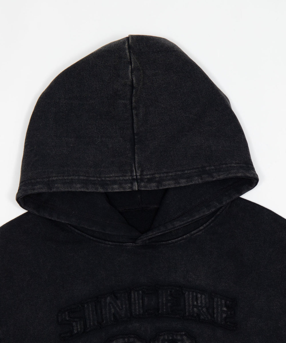 グラフィックショートプルパーカー