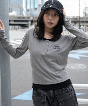 杢グレー モデル：159cm F着用