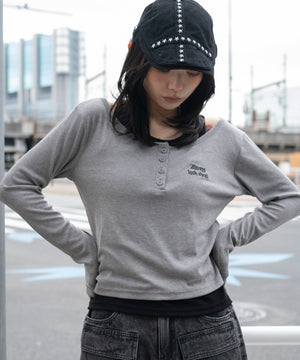 杢グレー モデル：159cm F着用