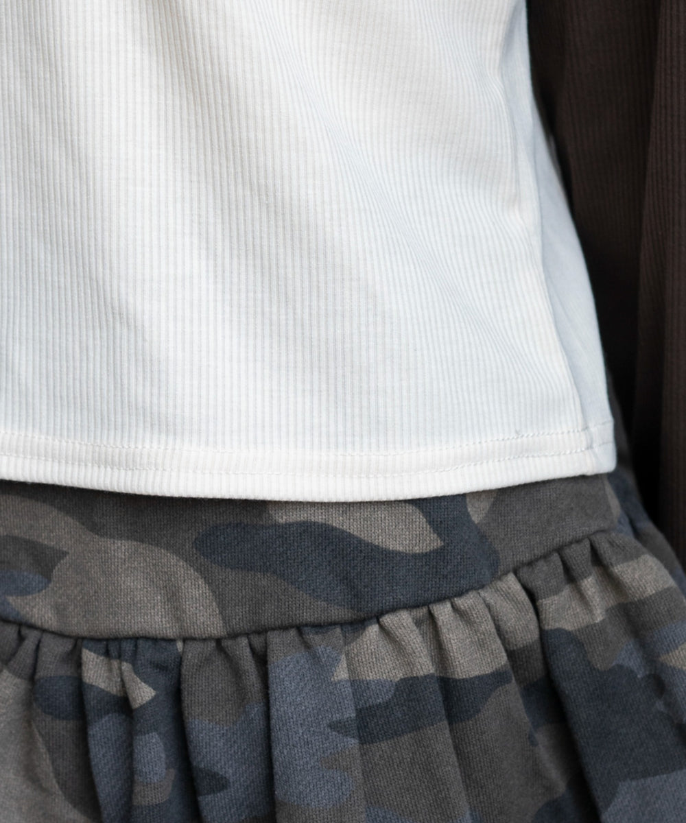 ラグランヘンリーネックロンT