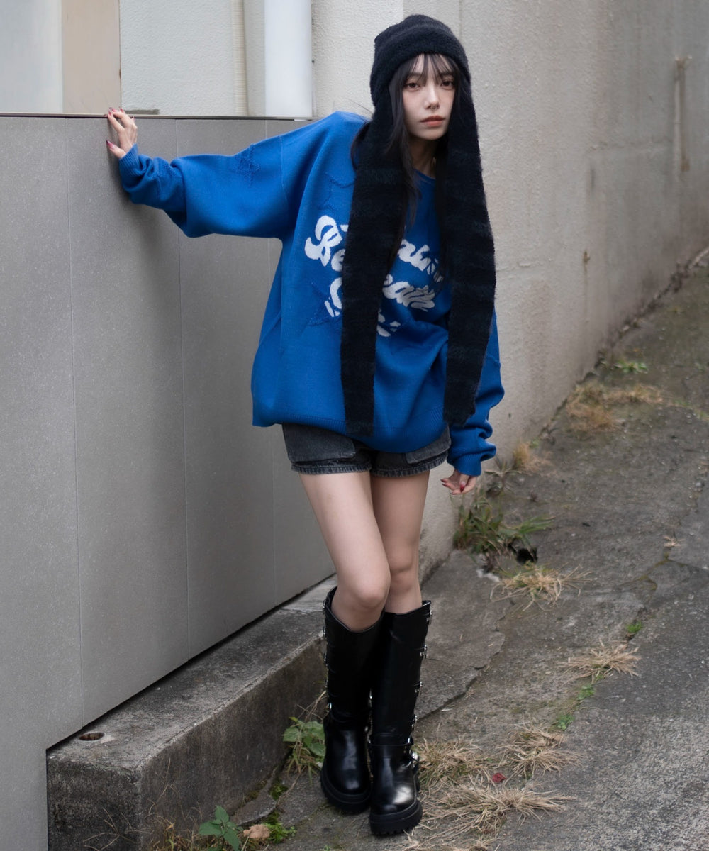 ブルー　モデル：159cm M着用