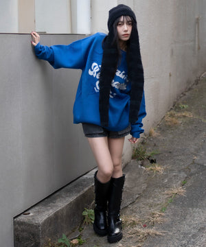 ブルー　モデル：159cm M着用