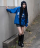 ブルー　モデル：159cm M着用