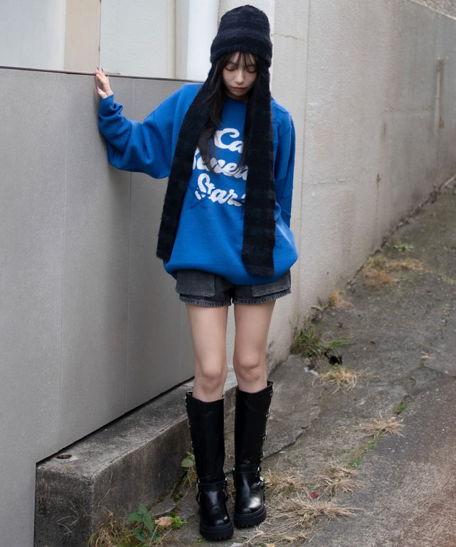 ブルー　モデル：159cm M着用