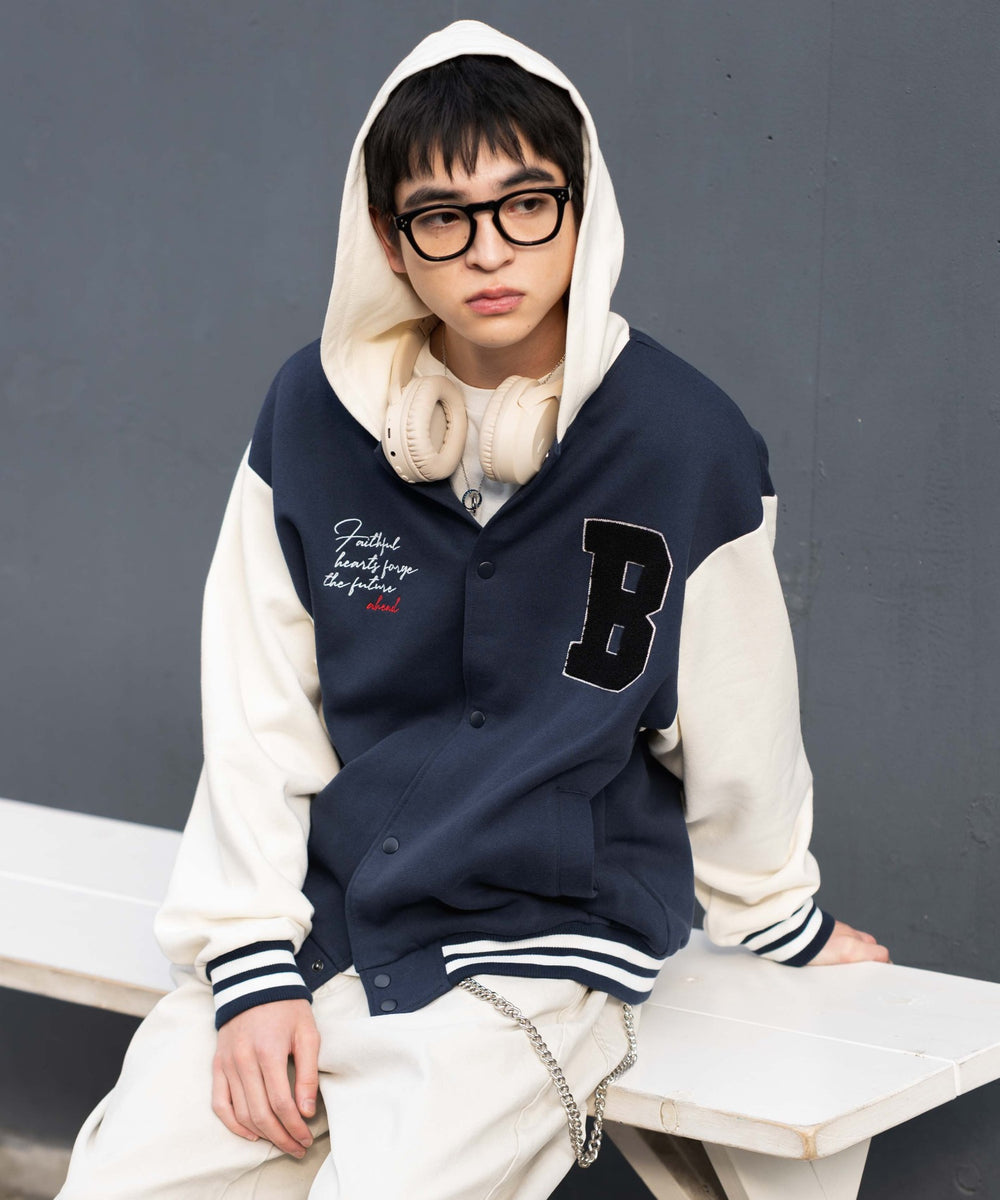 ネイビー モデル：180cm L着用