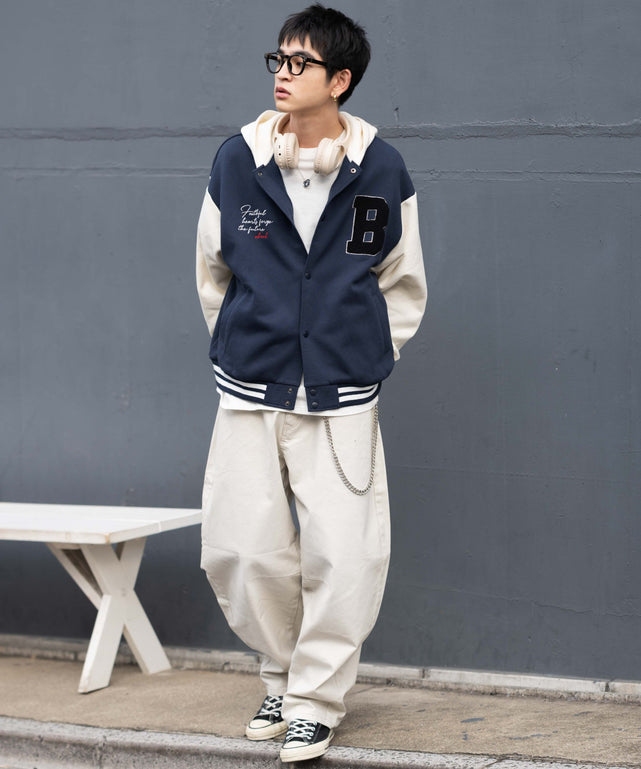 ネイビー モデル：180cm L着用