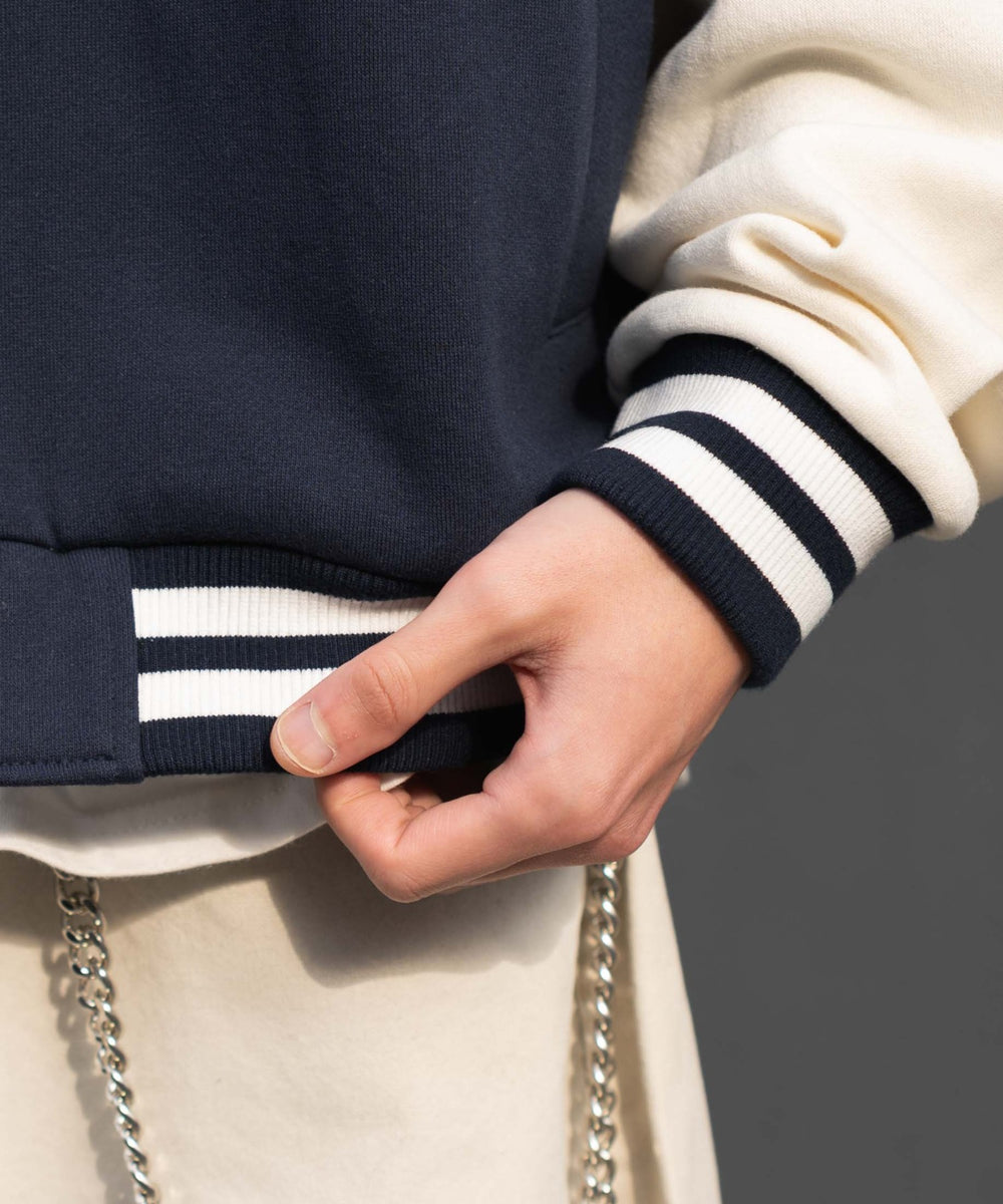 スウェットフードスタジャン