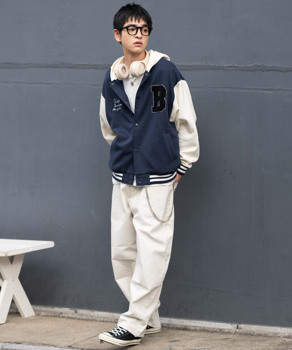 ネイビー モデル：180cm L着用