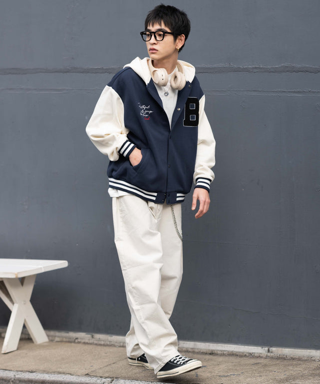 ネイビー モデル：180cm L着用