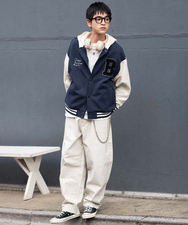 ネイビー モデル：180cm L着用