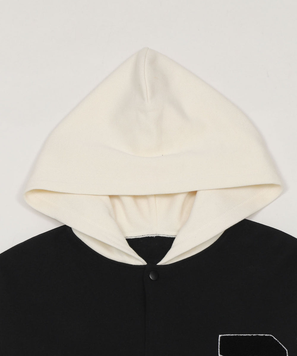 スウェットフードスタジャン