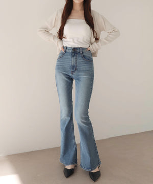 デニム中濃 モデル：160cm M着用