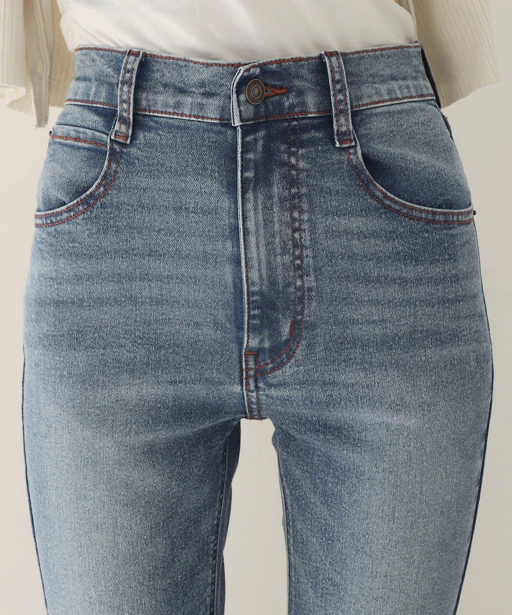 ストレッチフレアデニムパンツ