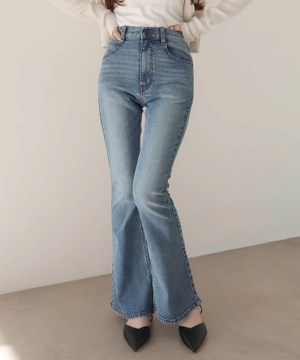 デニム中濃 モデル：160cm M着用