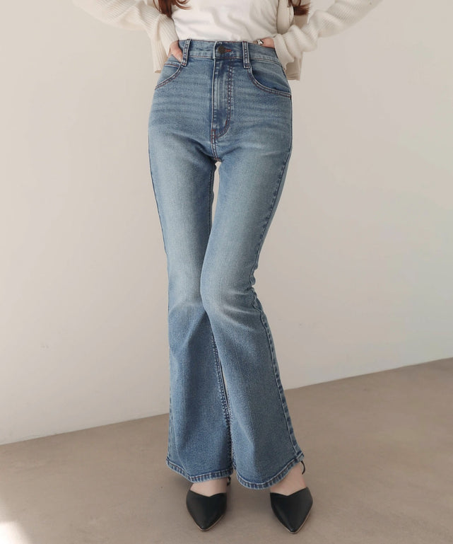 デニム中濃 モデル：160cm M着用