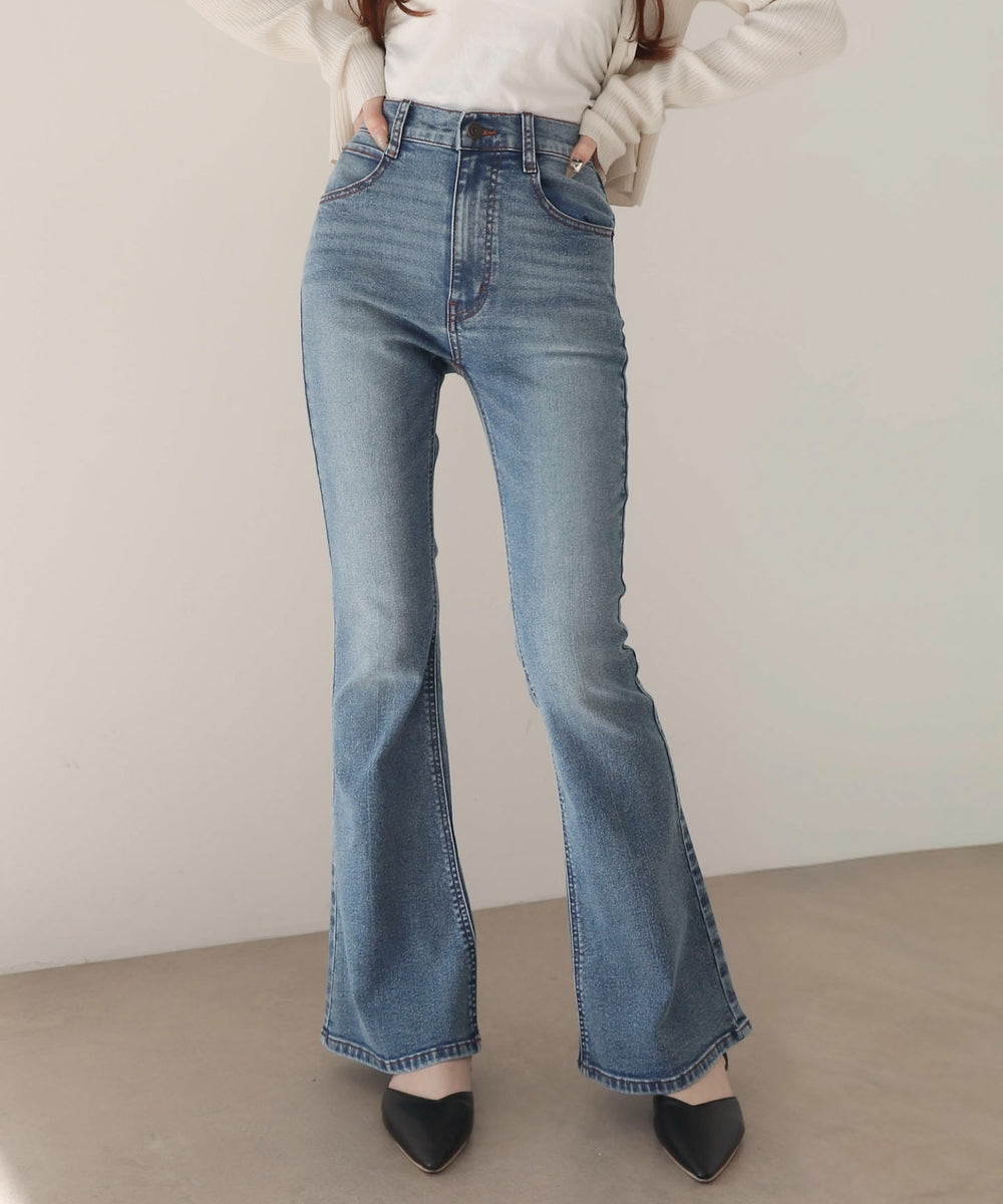 デニム中濃 モデル：160cm M着用