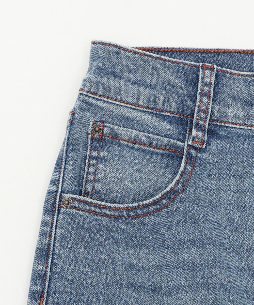 ストレッチフレアデニムパンツ