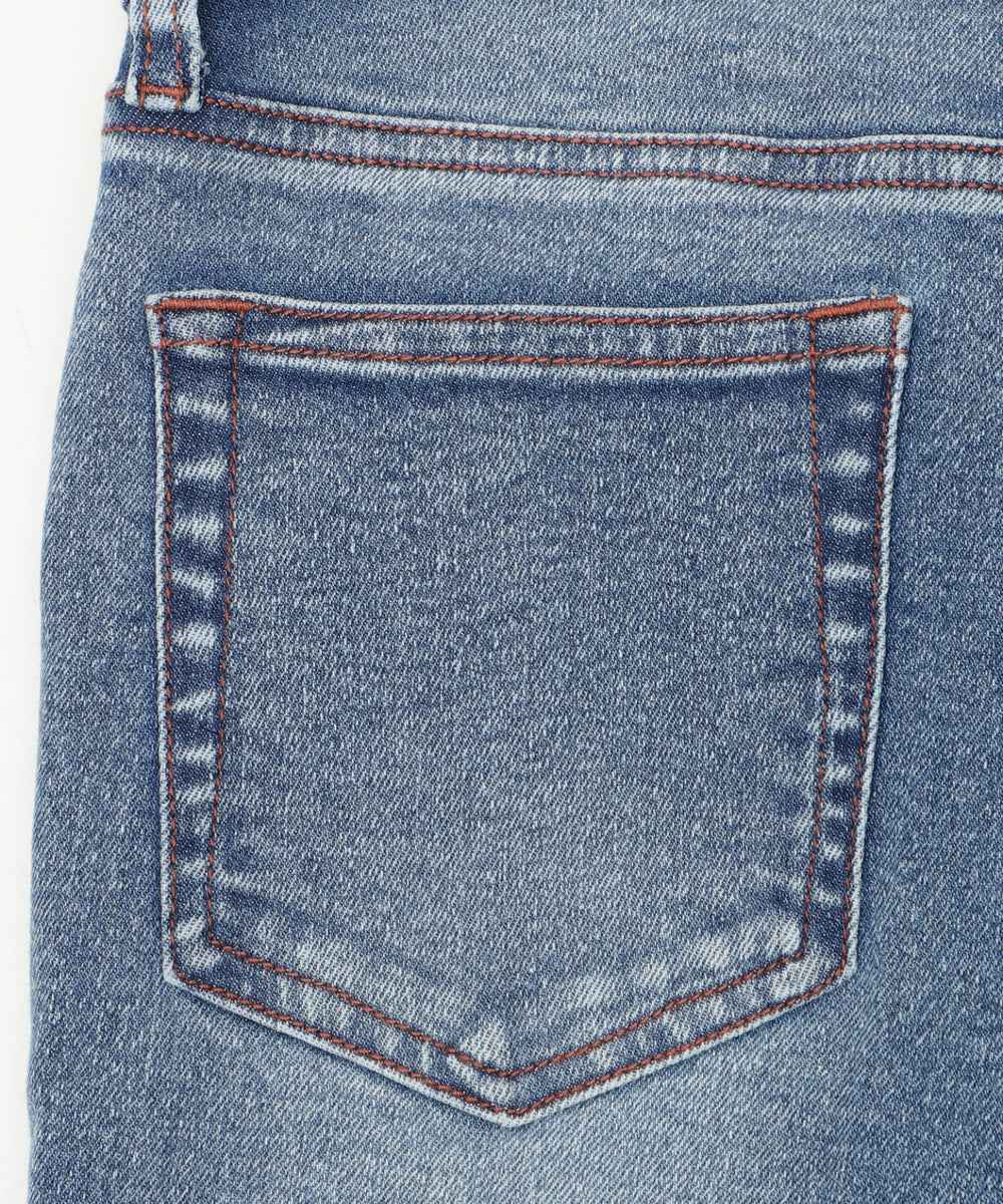 ストレッチフレアデニムパンツ