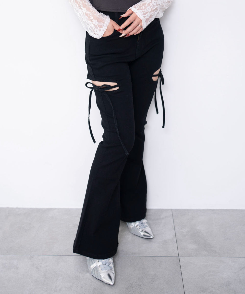 デニムブラック　モデル：155cm M着用　