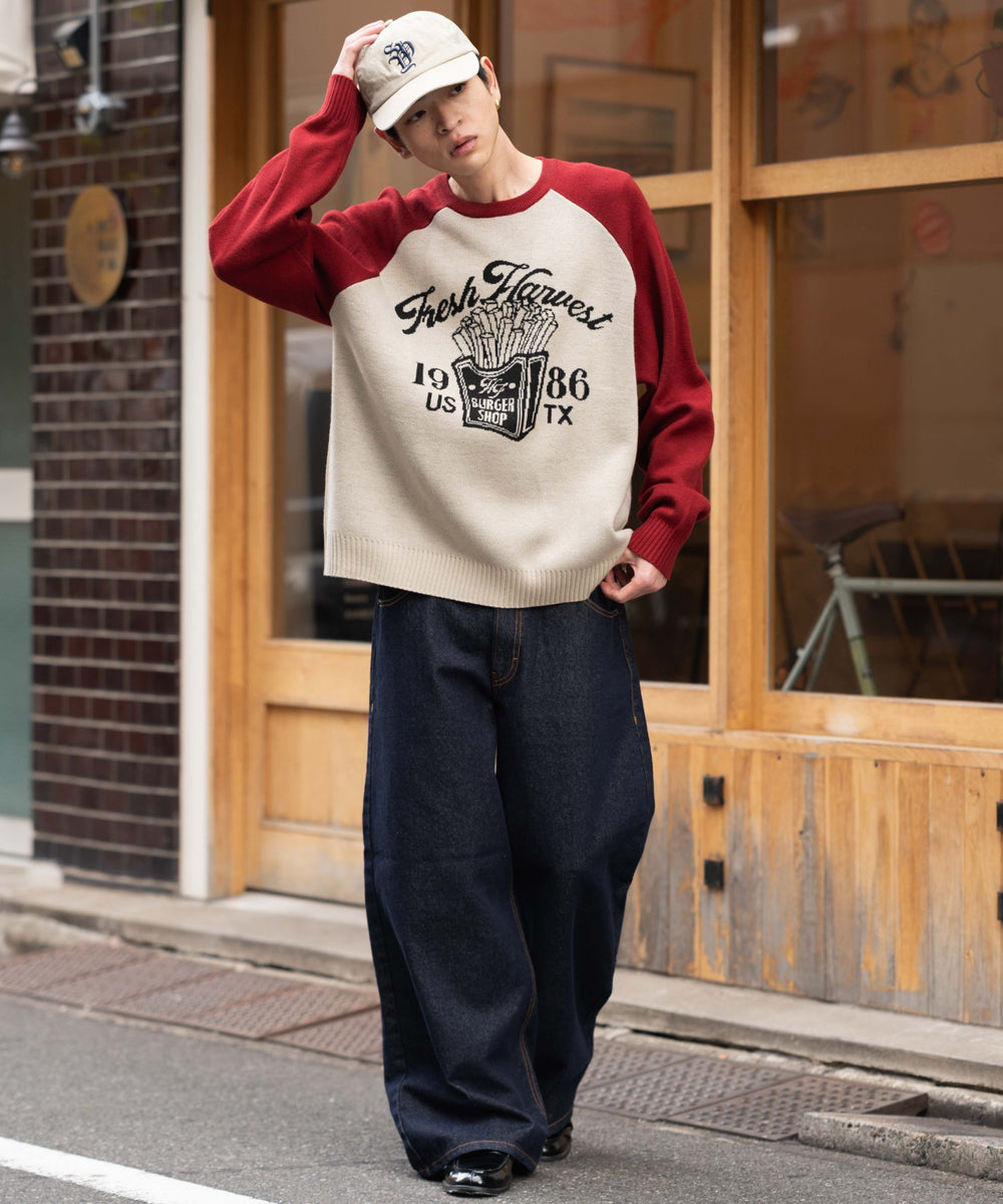 デニムインディゴ モデル：180cm L着用