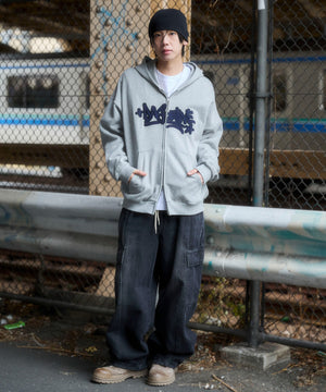 杢グレー　モデル：175cm L着用