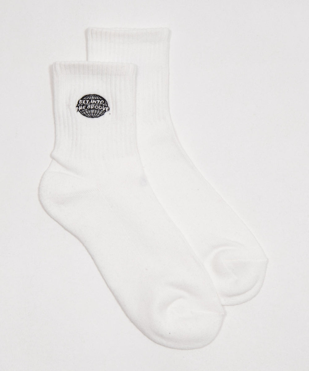 ワンポイント刺繍ハイアンクルソックス（HA）(25-27cm)