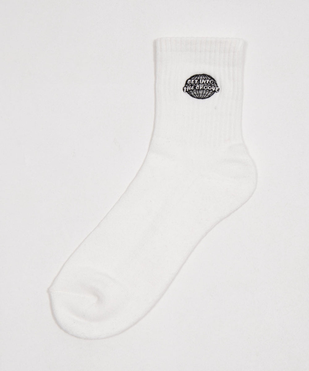 ワンポイント刺繍ハイアンクルソックス（HA）(25-27cm)