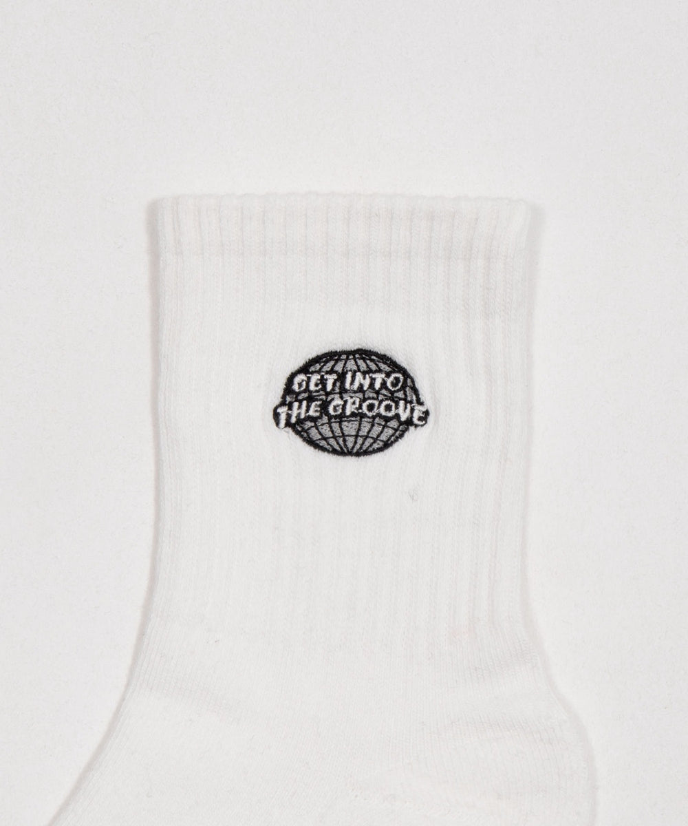 ワンポイント刺繍ハイアンクルソックス（HA）(25-27cm)