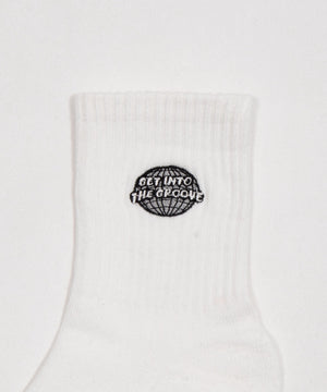 ワンポイント刺繍ハイアンクルソックス（HA）(25-27cm)