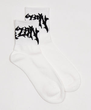 トライバルロゴハイアンクルソックス（HA）(25-27cm)