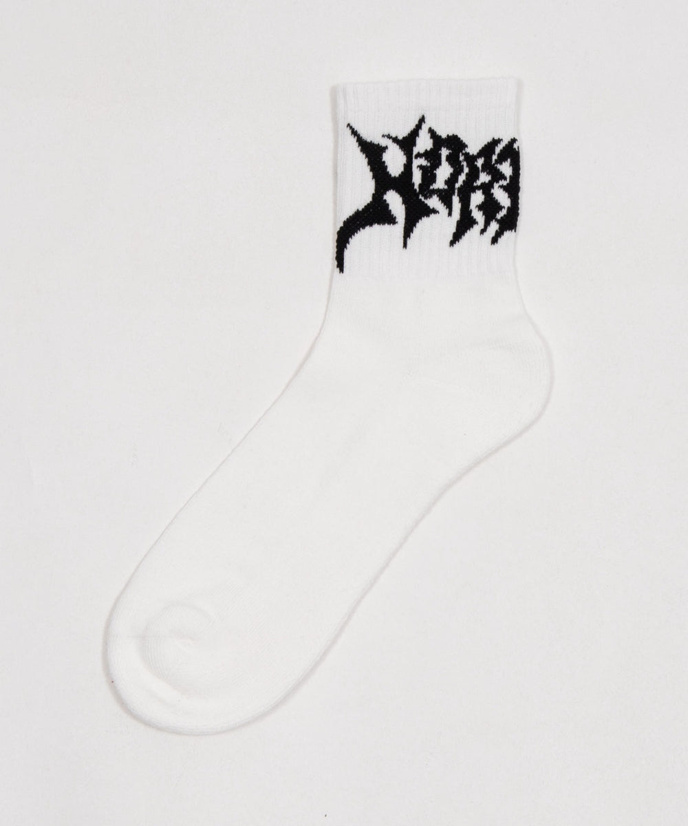 トライバルロゴハイアンクルソックス（HA）(25-27cm)